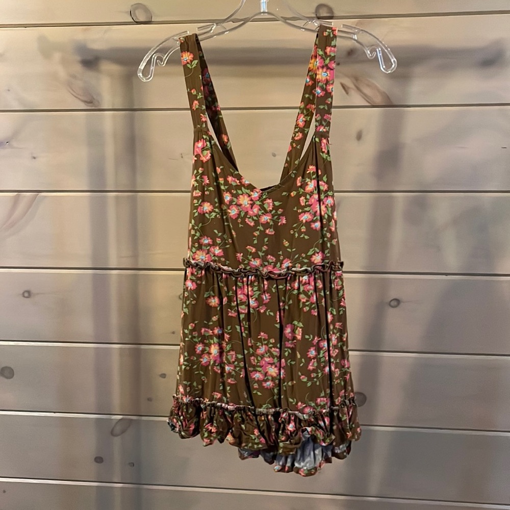 Floral Matilda Jane tank